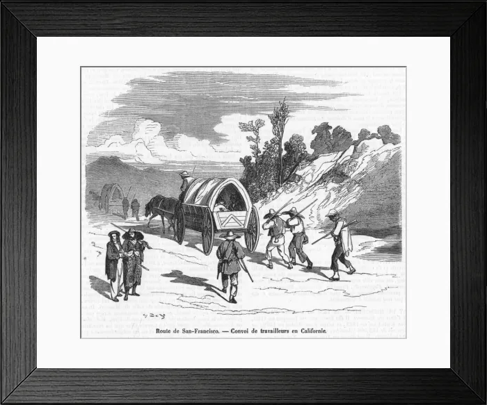 Framed Print : Mexico Guarding Wagon Framed Print : Mexico Guarding Wagon
