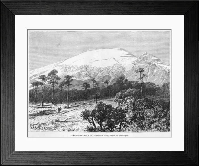 Framed Print : Mexico Popocatepetl Framed Print : Mexico Popocatepetl
