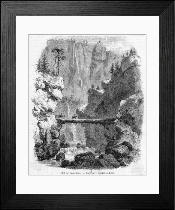 Framed Print : Honduras Santa Rosa R Framed Print : Honduras Santa Rosa R