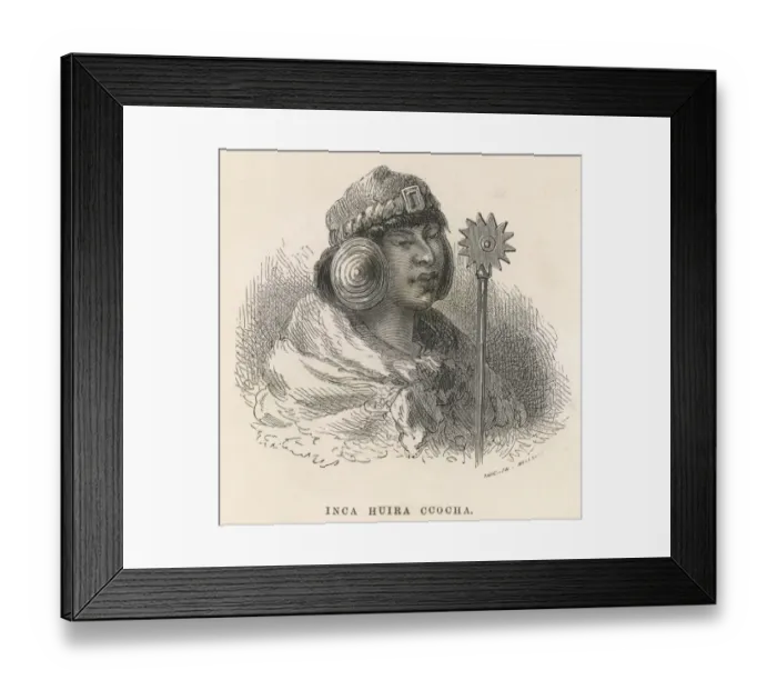 Framed Print : Wiraqocha Inka Framed Print : Wiraqocha Inka