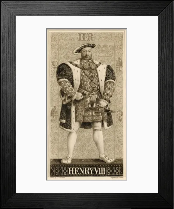 Framed Print : King Henry Viii / Williams Framed Print : King Henry Viii / Williams