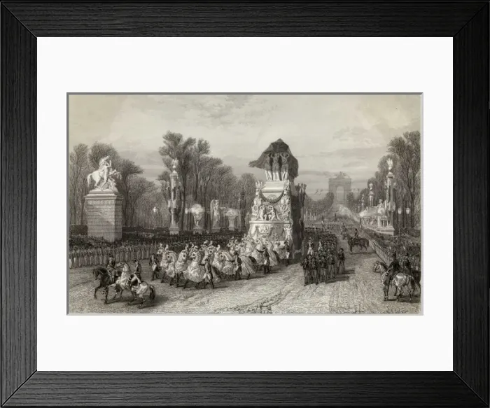 Framed Print : Napoleon I / Ashes / Bougard Framed Print : Napoleon I / Ashes / Bougard