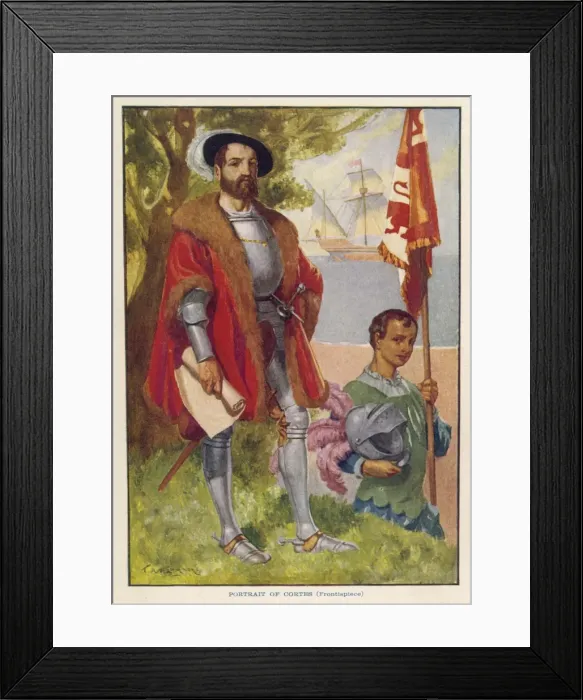 Framed Print : Hernando Cortes Framed Print : Hernando Cortes