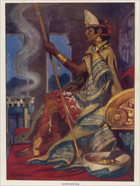 MONTEZUMA II Aztec emperor of Mexico