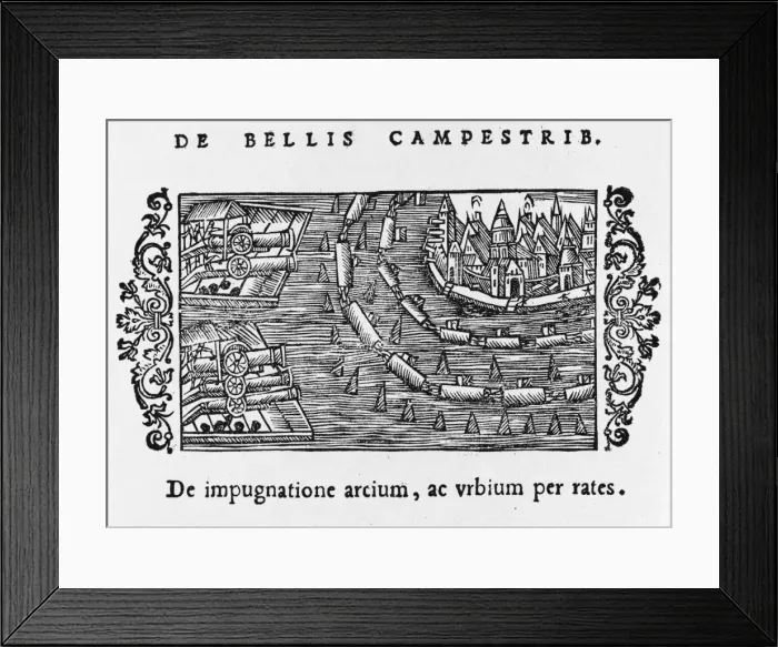 Framed Print : Siege (Olaus Magnus) Framed Print : Siege (Olaus Magnus)