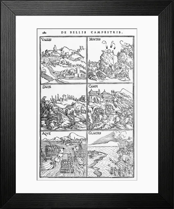 Framed Print : Various Battlefields Framed Print : Various Battlefields