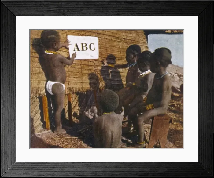 Framed Print : Baptist Mission, Africa Framed Print : Baptist Mission, Africa