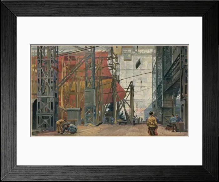 Framed Print : German Warship Built Framed Print : German Warship Built