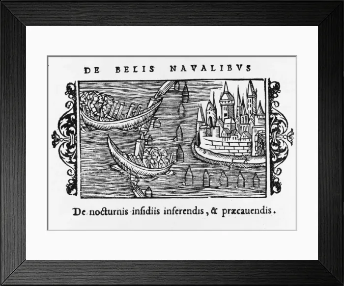 Framed Print : Night Attack by Water Framed Print : Night Attack by Water