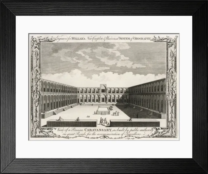 Framed Print : Persian Caravanserai Framed Print : Persian Caravanserai