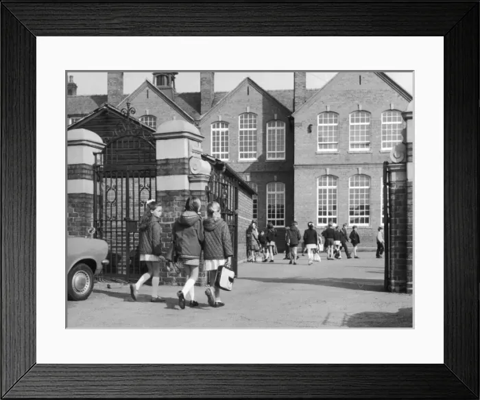 Framed Print : Going into School Framed Print : Going into School