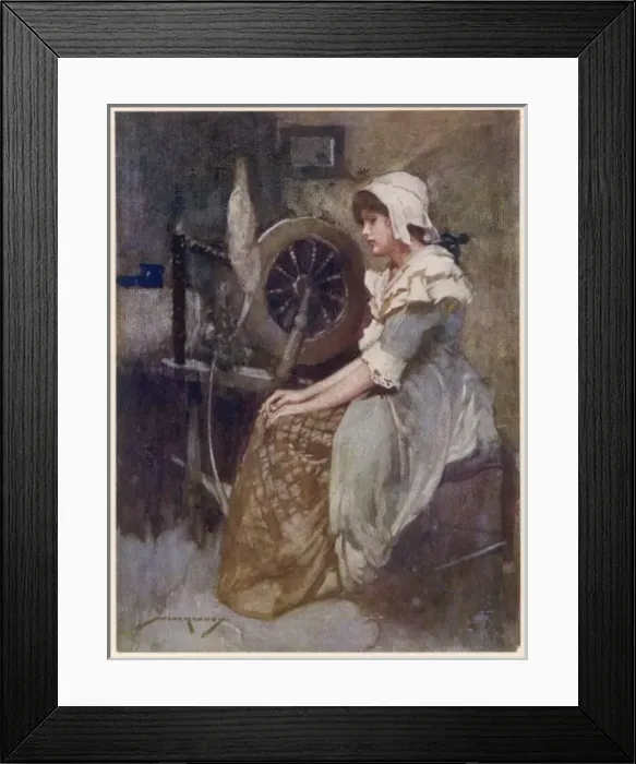 Framed Print : Spinning, England Framed Print : Spinning, England