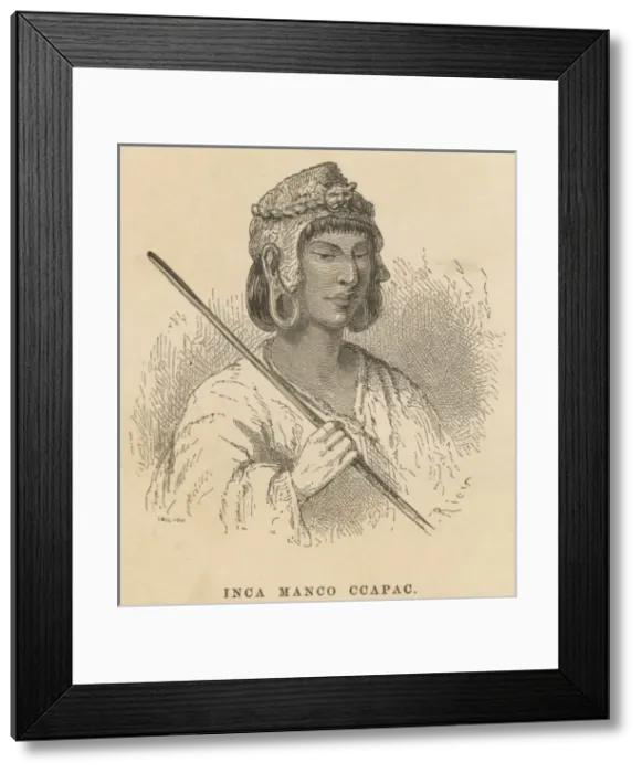 Framed Print : Emperor Manqo Qhapaq Framed Print : Emperor Manqo Qhapaq