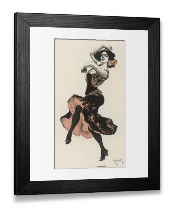 Framed Print : Dance / Tarantella / Reznick Framed Print : Dance / Tarantella / Reznick