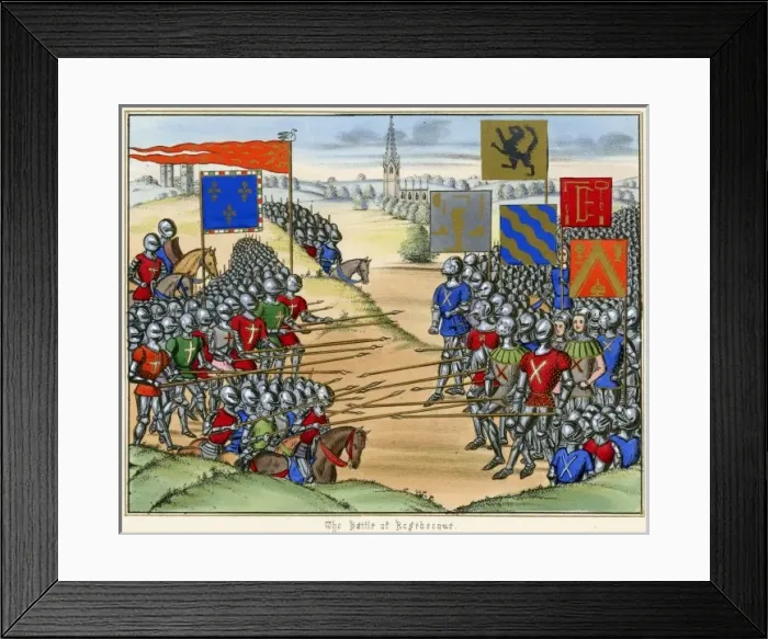Framed Print : French Defeat the Flemis Framed Print : French Defeat the Flemis