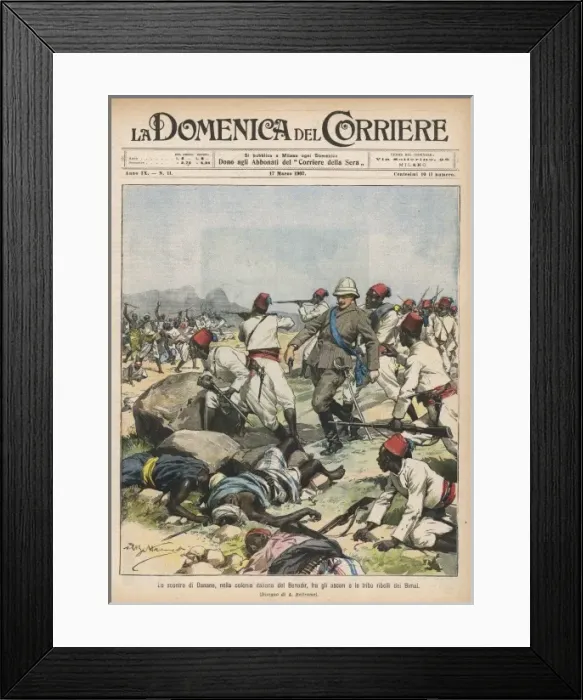 Framed Print : Somalia Rebels 1907 Framed Print : Somalia Rebels 1907