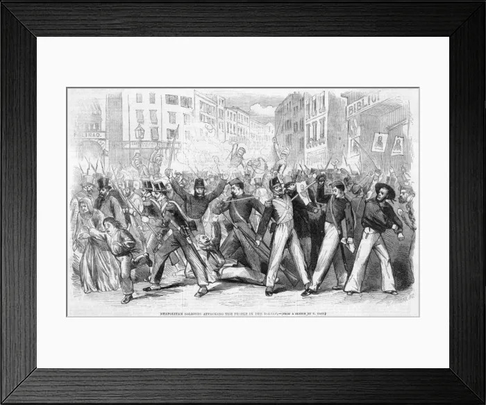 Framed Print : Naples Insurrection 2 Framed Print : Naples Insurrection 2