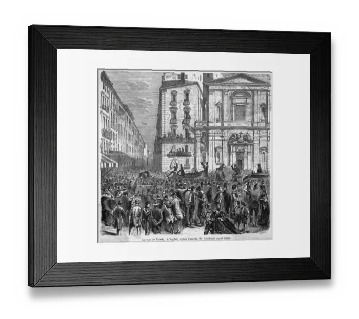 Framed Print : Garibaldi at Naples Framed Print : Garibaldi at Naples