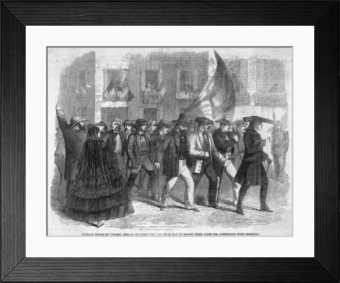 Framed Print : Tuscans Vote for Unity Framed Print : Tuscans Vote for Unity