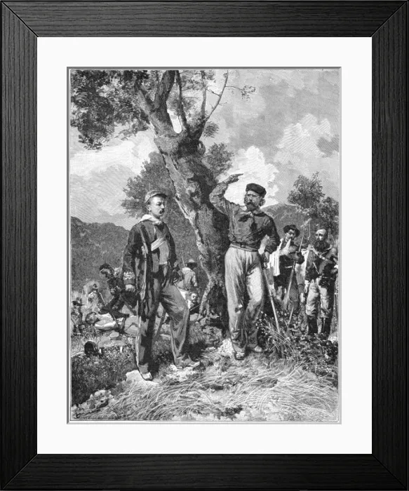 Framed Print : Garibaldi at Calatafimi Framed Print : Garibaldi at Calatafimi