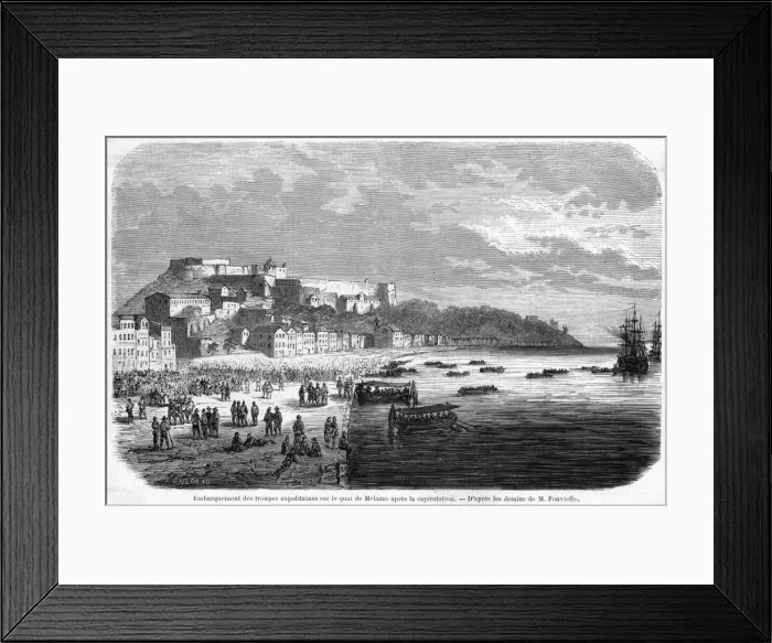 Framed Print : Evacuating Milazzo Framed Print : Evacuating Milazzo