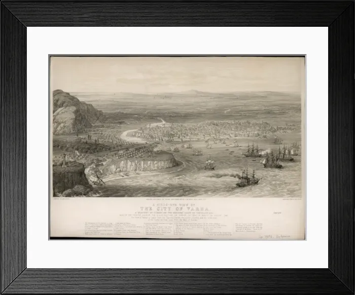 Framed Print : Varna - Birds Eye View Framed Print : Varna - Birds Eye View