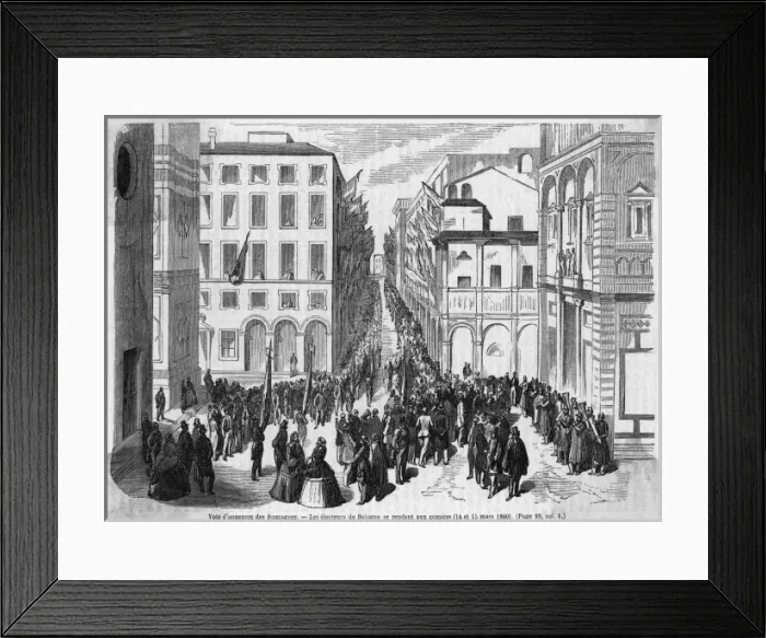 Framed Print : Voting at Bologna Framed Print : Voting at Bologna