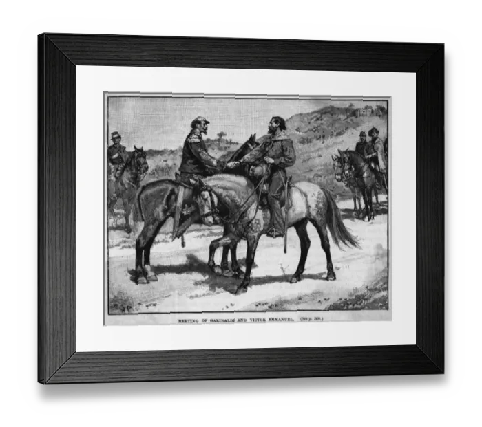 Framed Print : Garibaldi and Vittorio