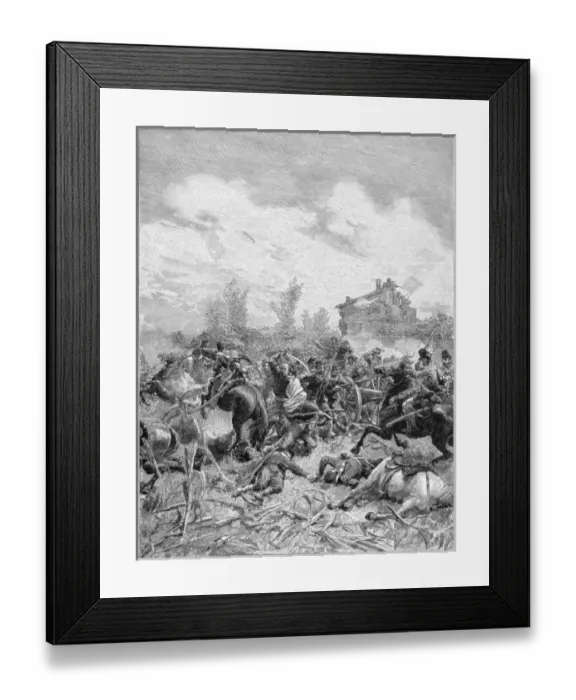 Framed Print : Battle of Milazzo - 5 Framed Print : Battle of Milazzo - 5