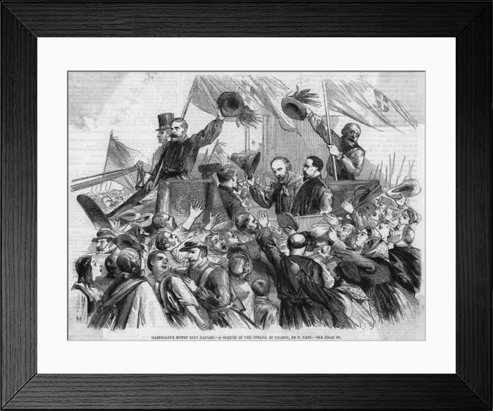 Framed Print : Garibaldi at Naples 3 Framed Print : Garibaldi at Naples 3