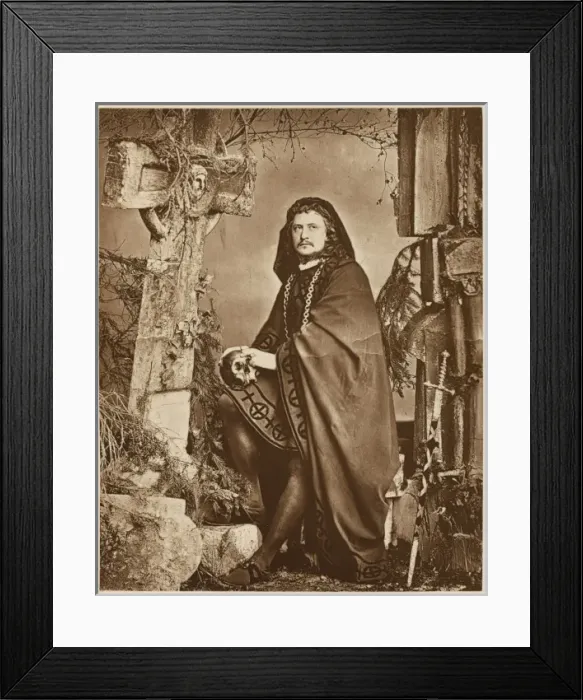Framed Print : Chales Fechter as Hamlet Framed Print : Chales Fechter as Hamlet