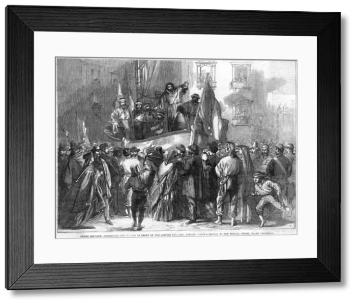 Framed Print : Father Giovanni Naples Framed Print : Father Giovanni Naples