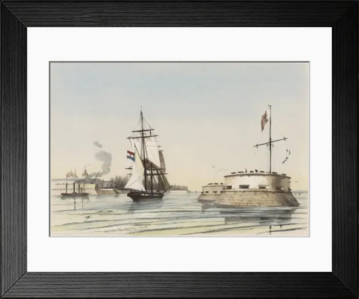 Framed Print : Kronstadt Harbour Framed Print : Kronstadt Harbour