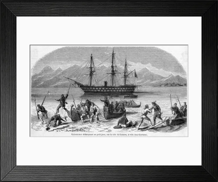 Framed Print : Landing on Mainland Framed Print : Landing on Mainland