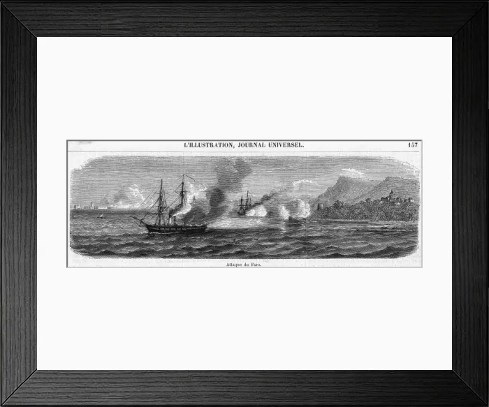 Framed Print : Faro Bombarded Framed Print : Faro Bombarded