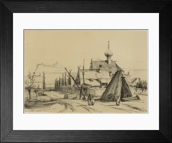 Framed Print : Village, St Petersburg Framed Print : Village, St Petersburg