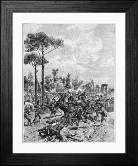 Framed Print : Battle of Volturno 1 Framed Print : Battle of Volturno 1