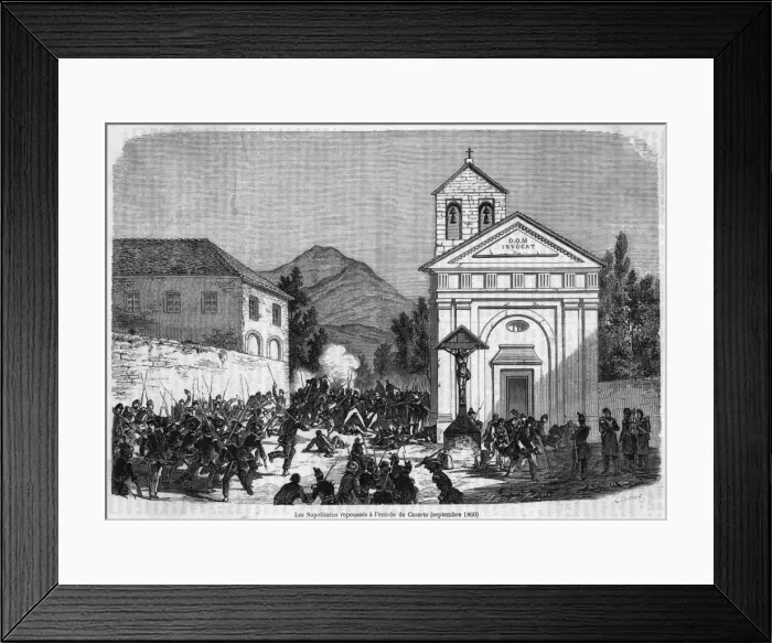 Framed Print : Battle of Caserta Framed Print : Battle of Caserta