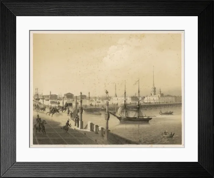 Framed Print : St Petersburg Bridge Framed Print : St Petersburg Bridge