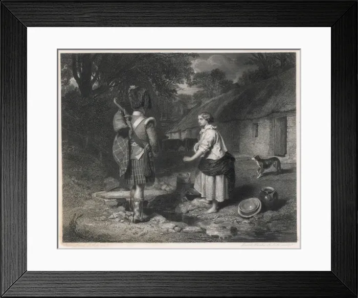 Framed Print : Burns / Soldiers Return Framed Print : Burns / Soldiers Return