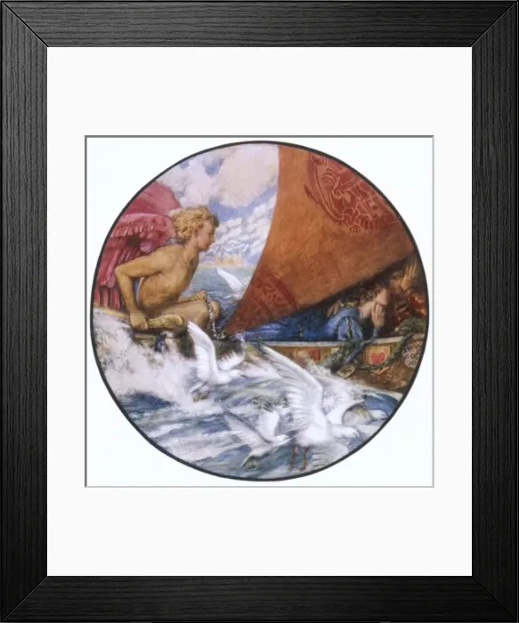 Framed Print : Browning / Poem / Fireside Framed Print : Browning / Poem / Fireside
