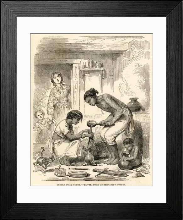 Framed Print : Coffee Strained in Sock Framed Print : Coffee Strained in Sock
