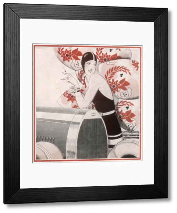 Framed Print : Swimwear / Abdulla Advert Framed Print : Swimwear / Abdulla Advert