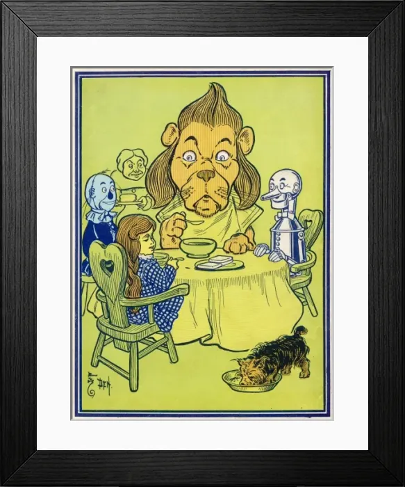 Framed Print : Wizard of Oz / Characters Framed Print : Wizard of Oz / Characters