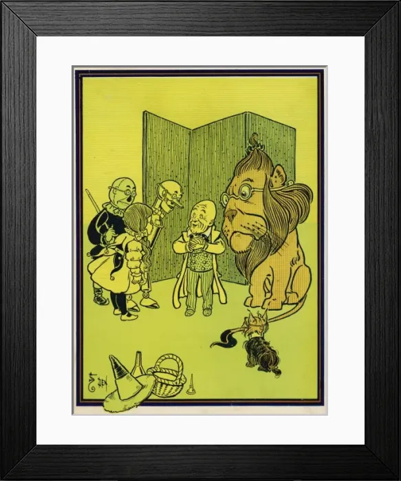 Framed Print : Wizard of Oz / Characters Framed Print : Wizard of Oz / Characters