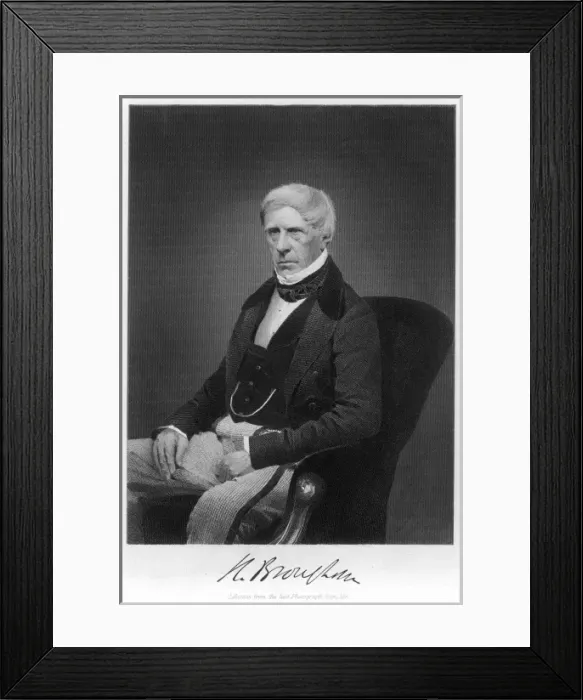 Framed Print : Henry Brougham Framed Print : Henry Brougham