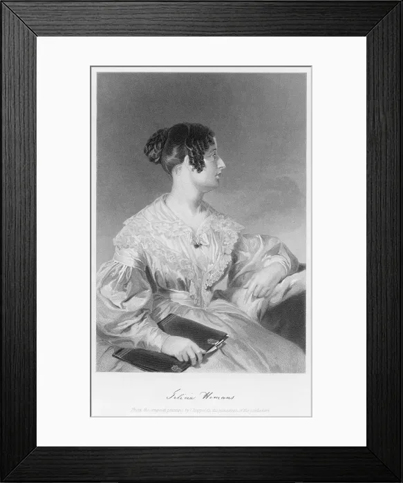Framed Print : Felicia Hemans Framed Print : Felicia Hemans