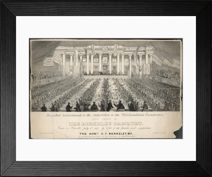 Framed Print : Political Banquet Framed Print : Political Banquet