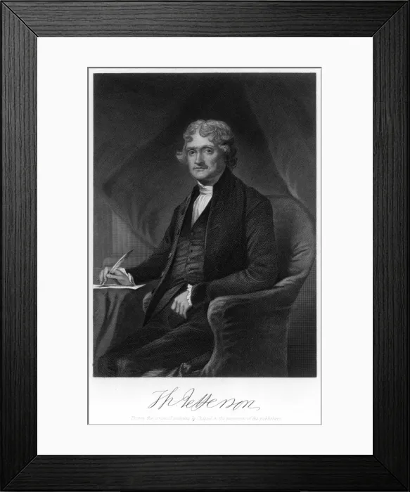 Framed Print : Thomas Jefferson Framed Print : Thomas Jefferson