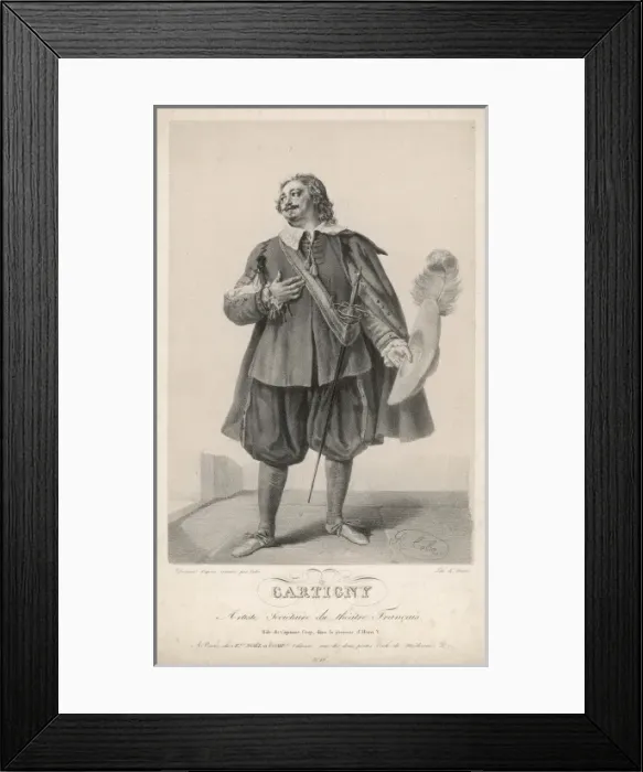 Framed Print : Cartigny as Capt. Coop